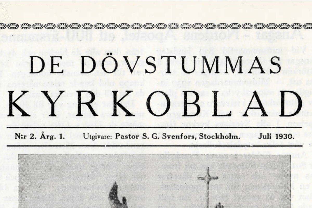De dövstummas kyrkoblad PDF-arkiv